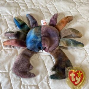 Ty Beanie Multicolor “Claude” the Crab Plush Toy